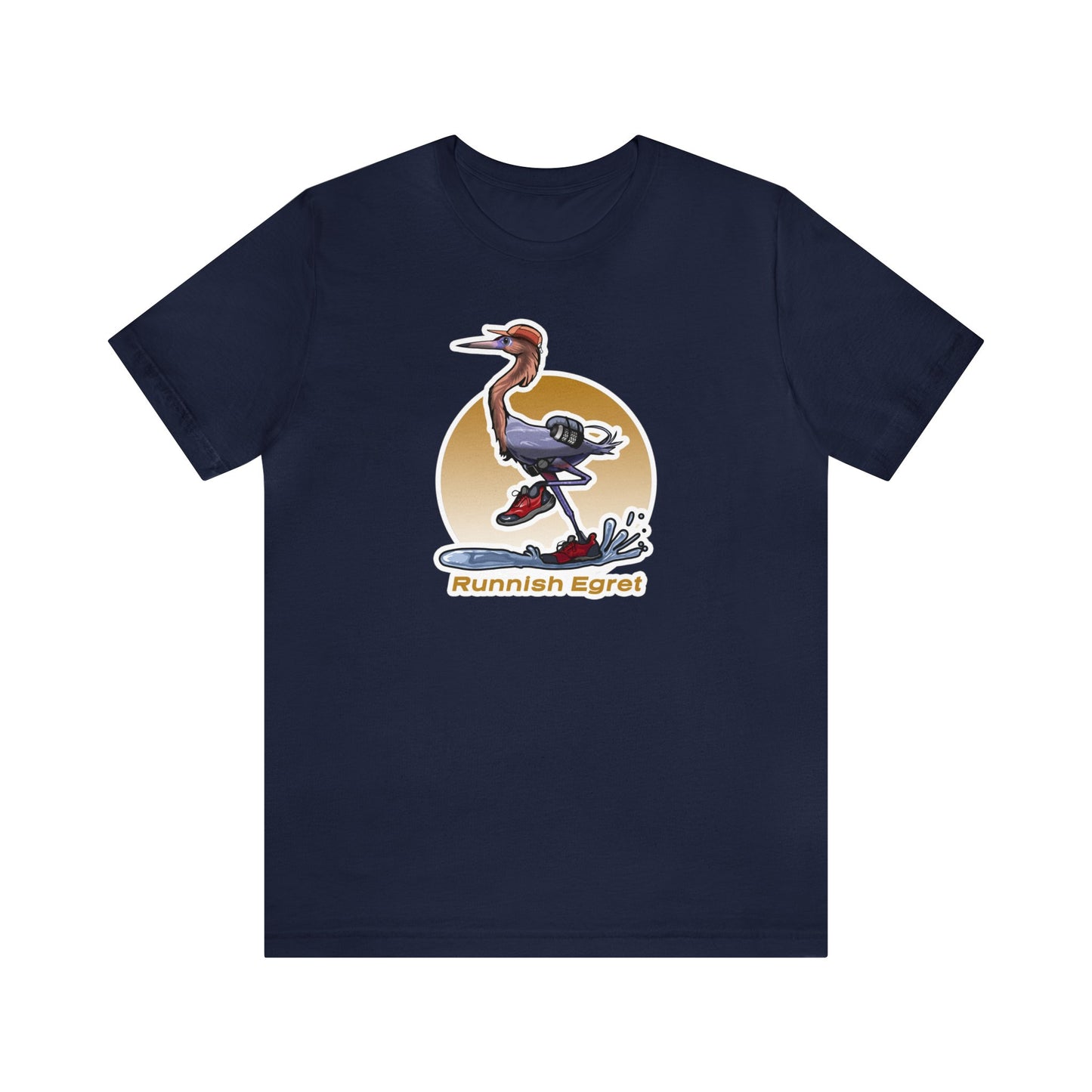 Runnish Egret Unisex Jersey Short Sleeve Tee