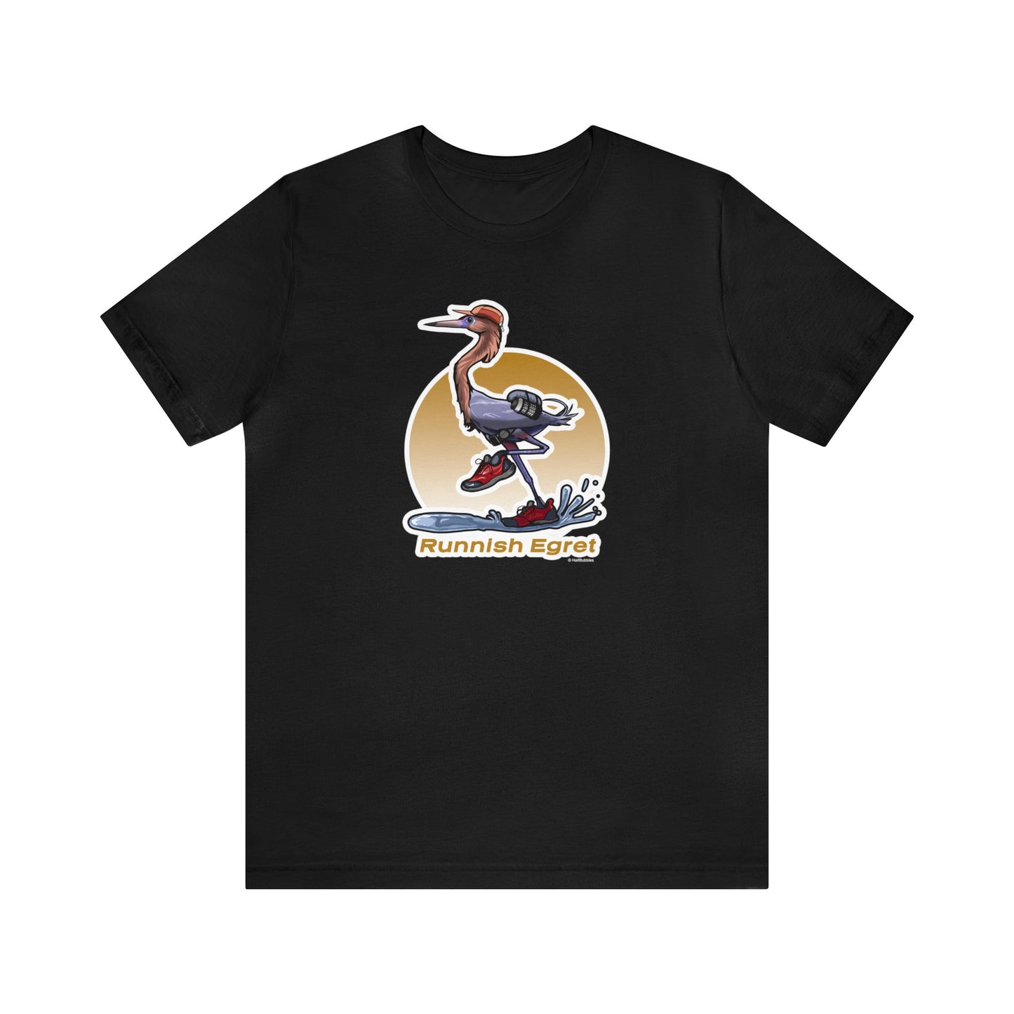 Runnish Egret Unisex Jersey Short Sleeve Tee