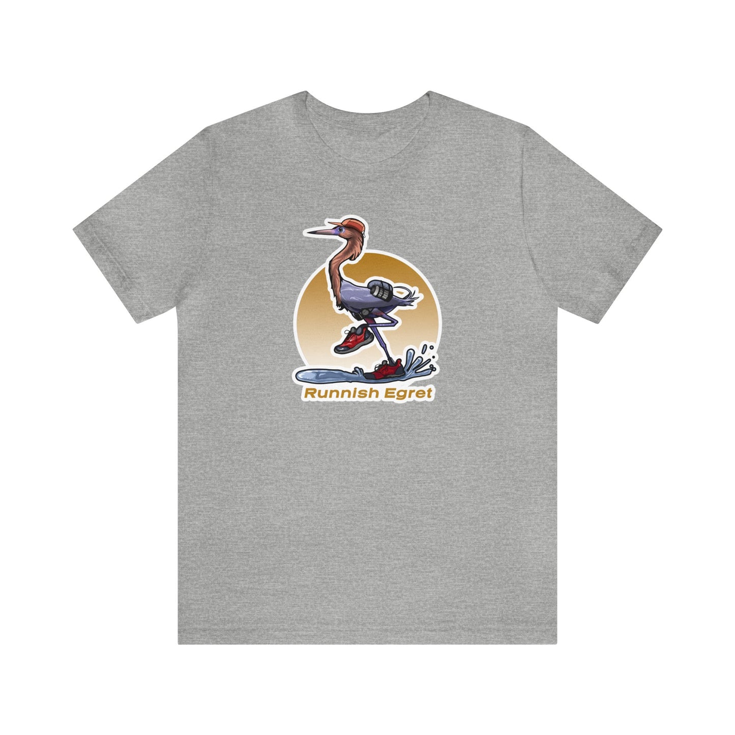 Runnish Egret Unisex Jersey Short Sleeve Tee