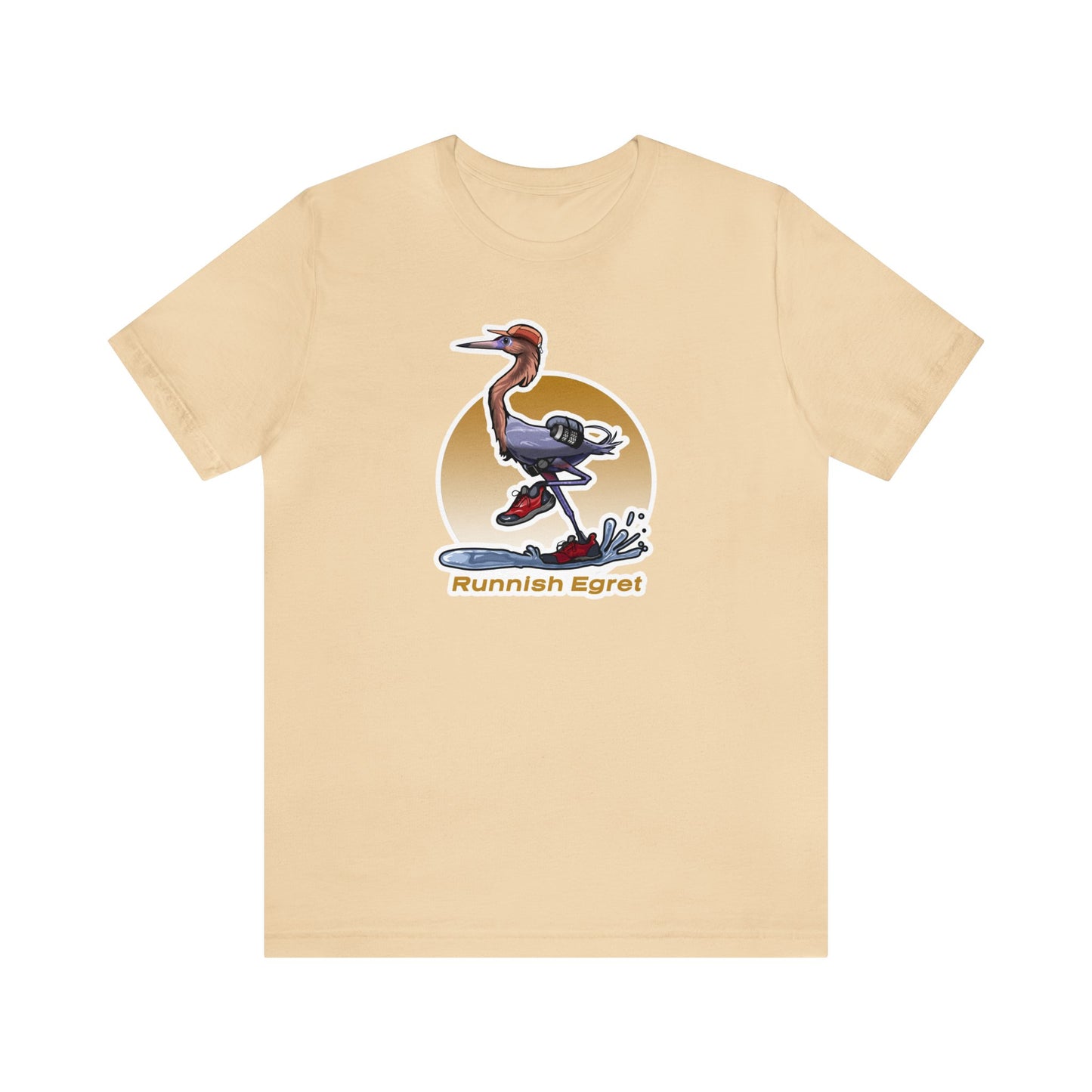 Runnish Egret Unisex Jersey Short Sleeve Tee