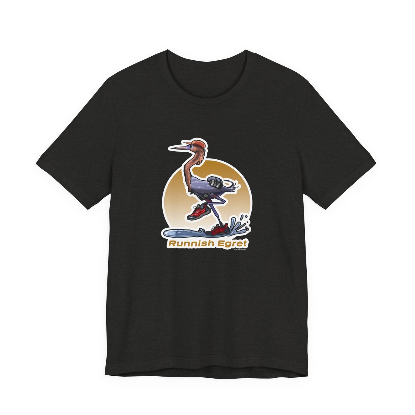 Runnish Egret Unisex Jersey Short Sleeve Tee