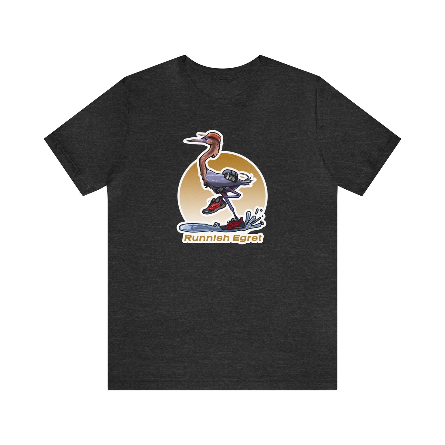 Runnish Egret Unisex Jersey Short Sleeve Tee