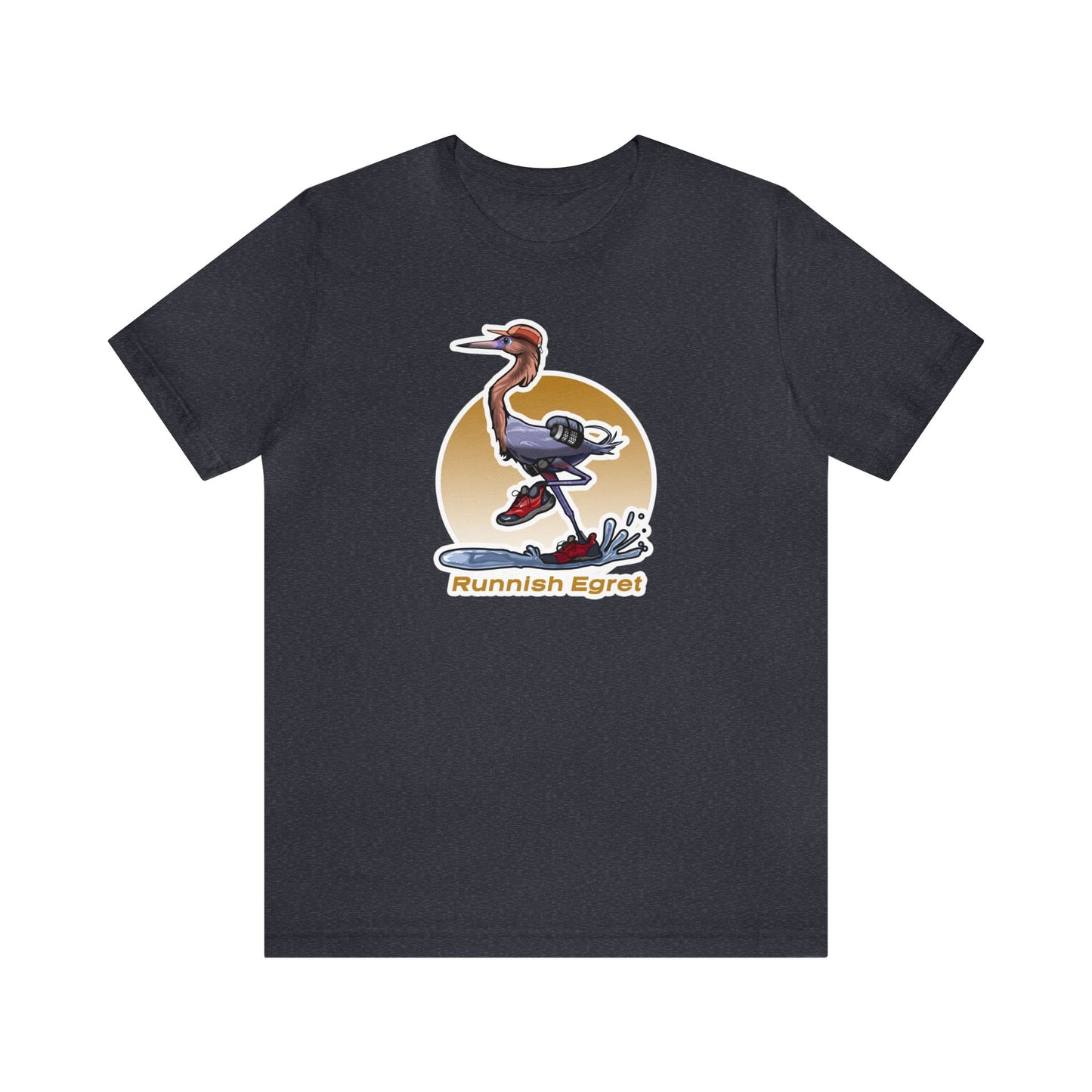 Runnish Egret Unisex Jersey Short Sleeve Tee