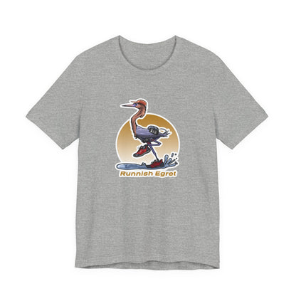 Runnish Egret Unisex Jersey Short Sleeve Tee