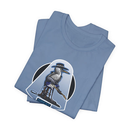 Great Blues Heron Unisex Jersey Short Sleeve Tee