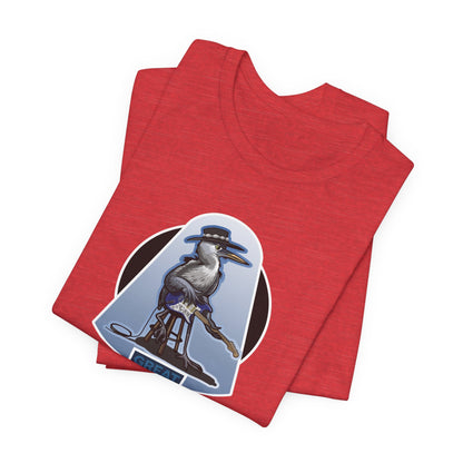 Great Blues Heron Unisex Jersey Short Sleeve Tee