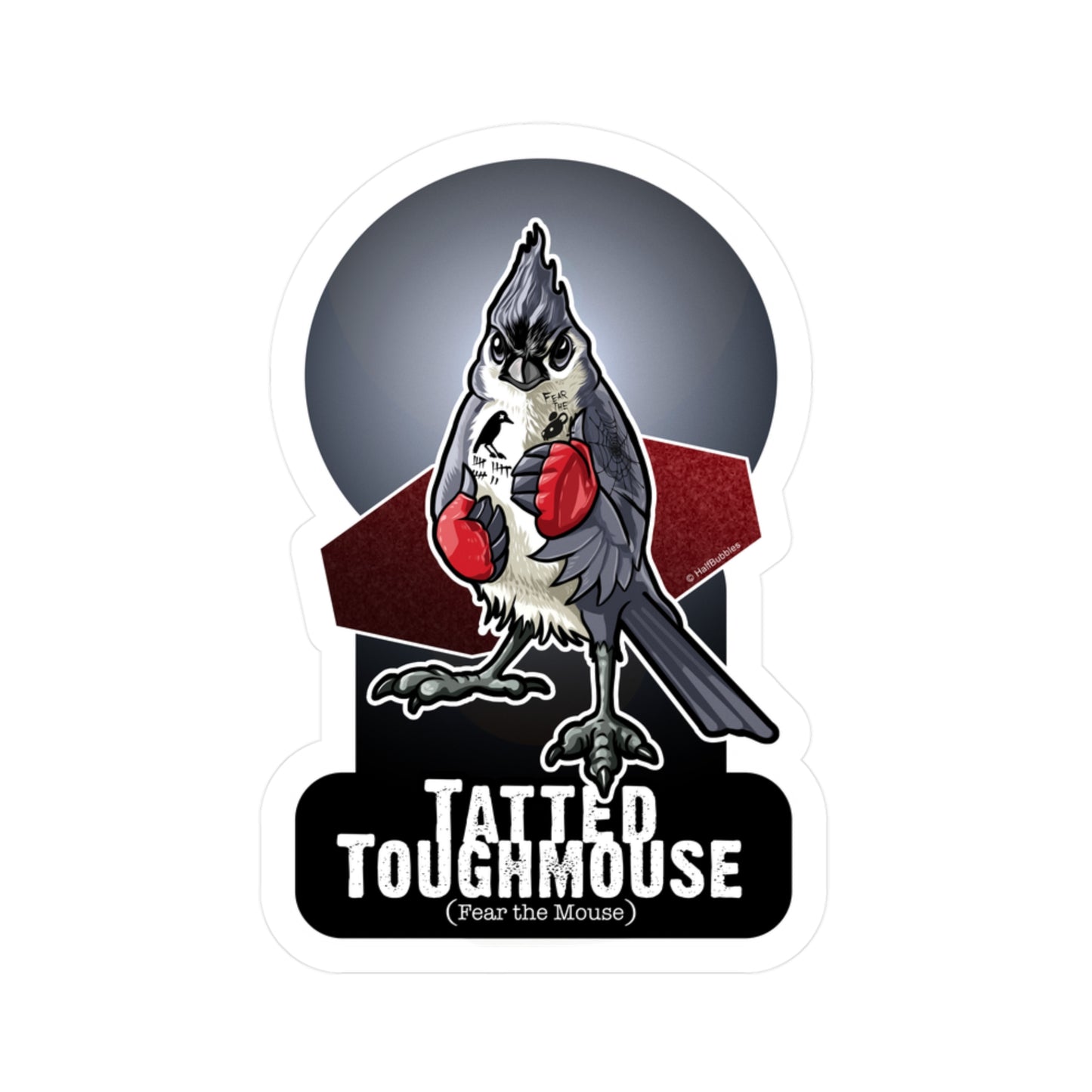 Tatted Toughmouse Kiss-Cut Vinyl Decals