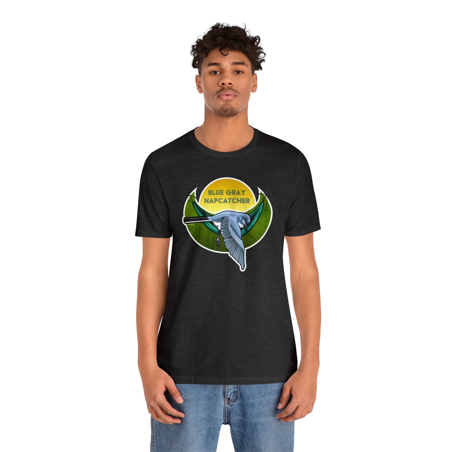 Blue-gray Napcatcher Unisex Jersey Short Sleeve Tee