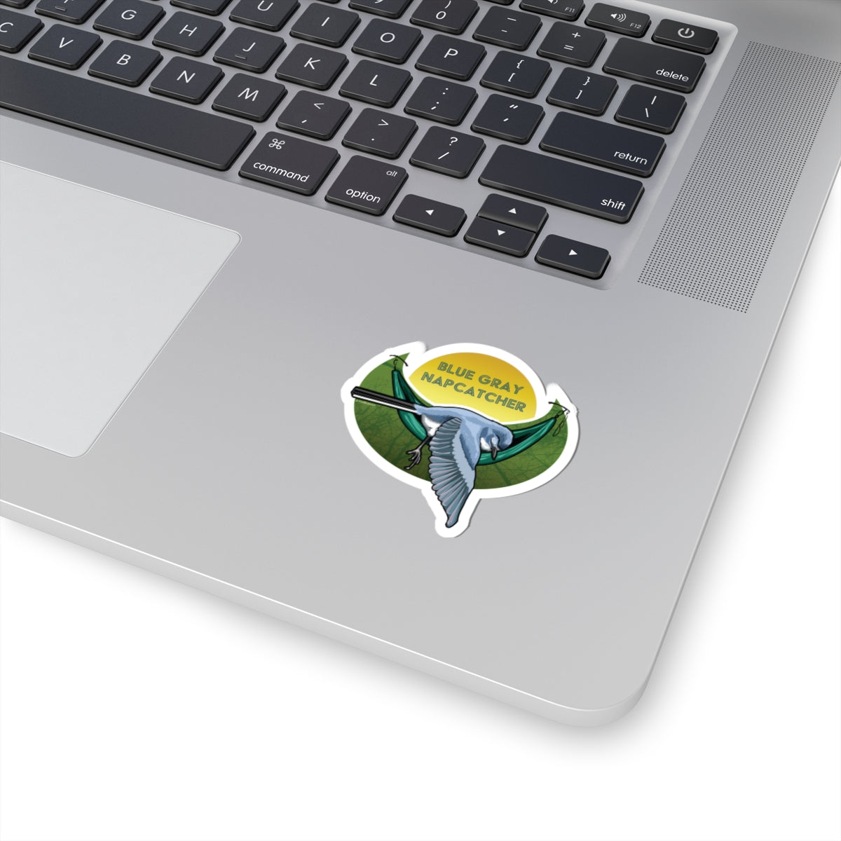 Blue-gray Napcatcher Kiss-Cut Vinyl Decals
