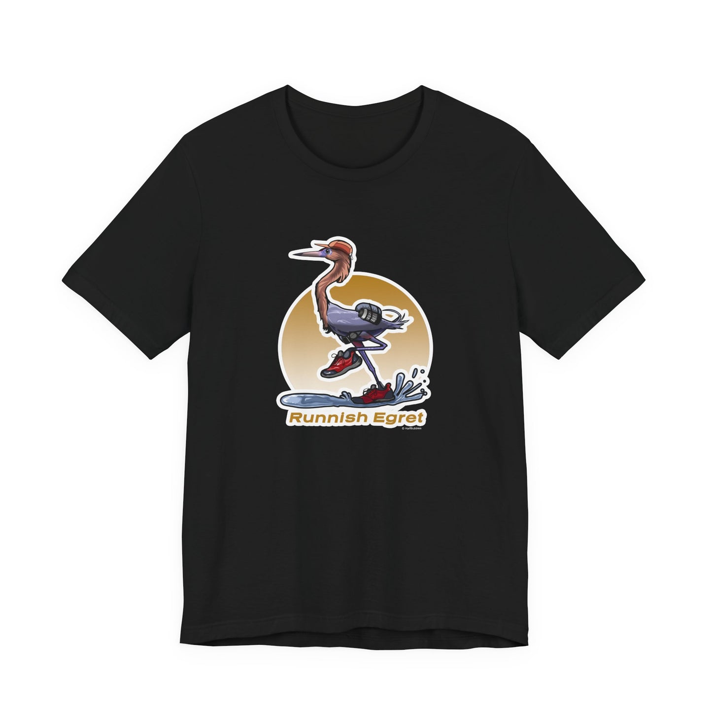 Runnish Egret Unisex Jersey Short Sleeve Tee