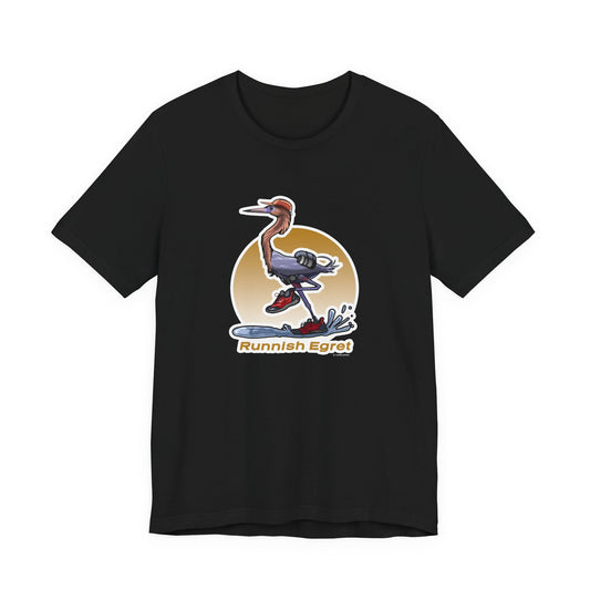Runnish Egret Unisex Jersey Short Sleeve Tee