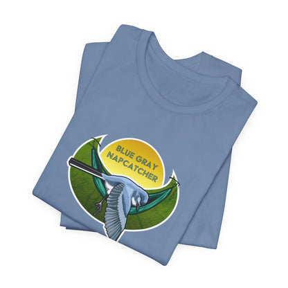 Blue Grey Gnatcatcher Unisex Jersey Short Sleeve Tee