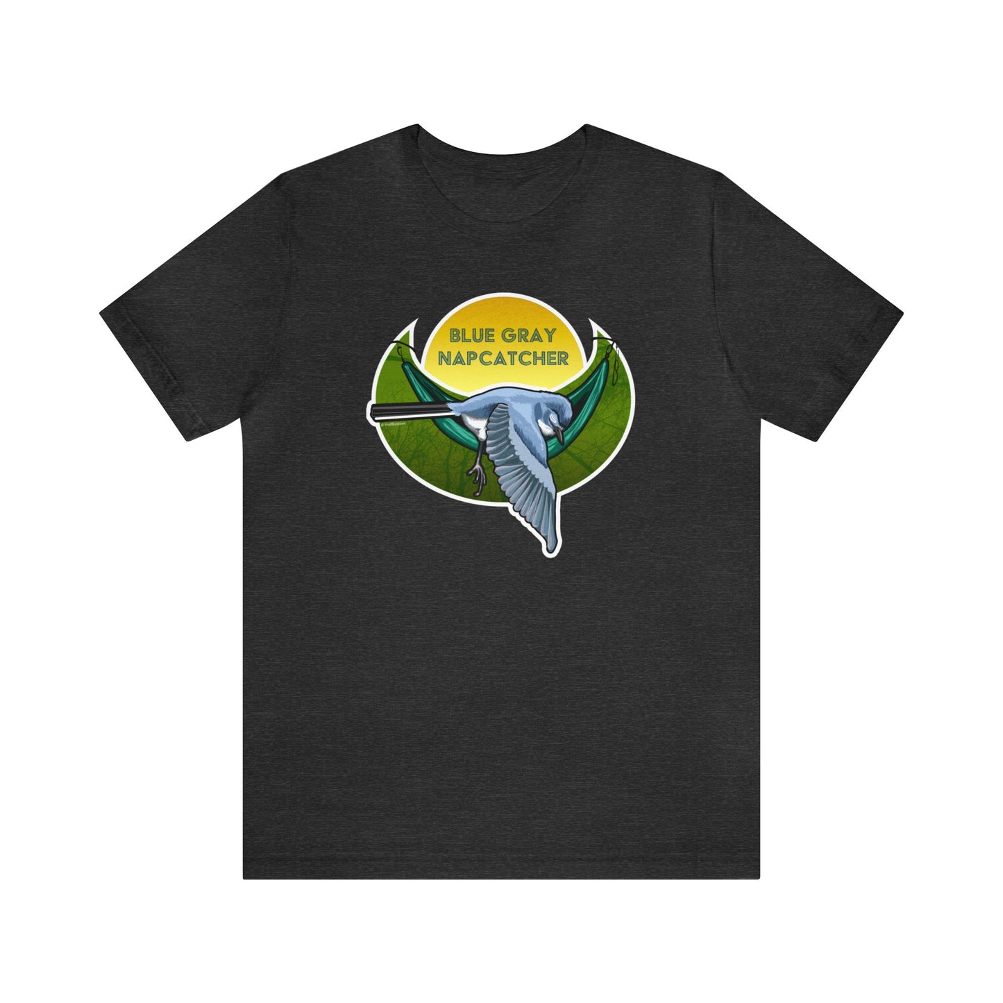 Blue-gray Napcatcher Unisex Jersey Short Sleeve Tee