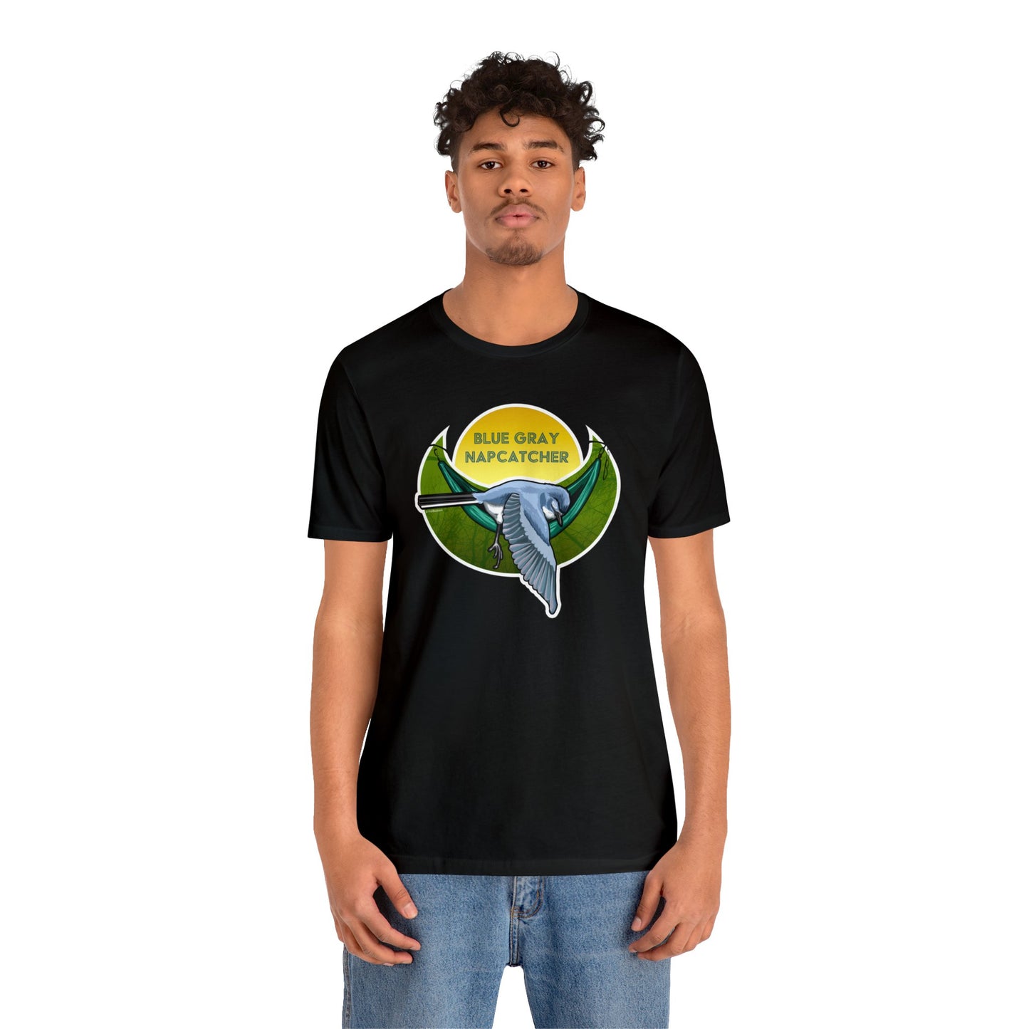 Blue-gray Napcatcher Unisex Jersey Short Sleeve Tee