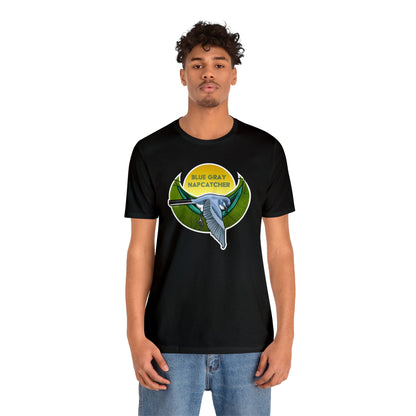 Blue-gray Napcatcher Unisex Jersey Short Sleeve Tee