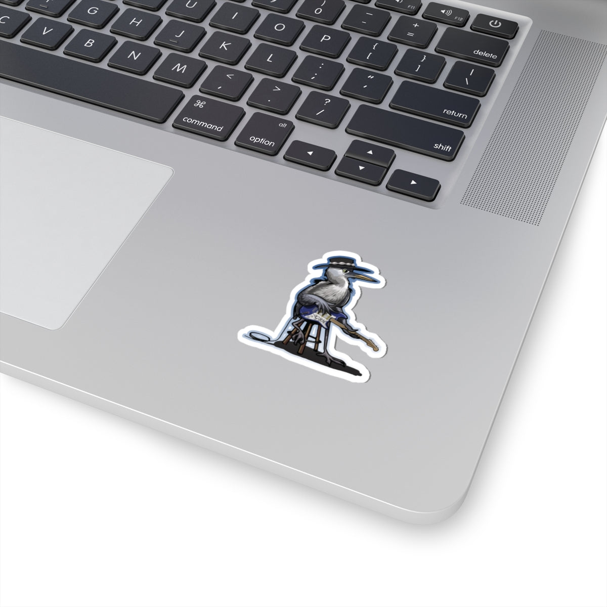 Great Blues Heron No Text Kiss-Cut Vinyl Decals