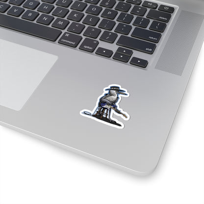 Great Blues Heron No Text Kiss-Cut Vinyl Decals