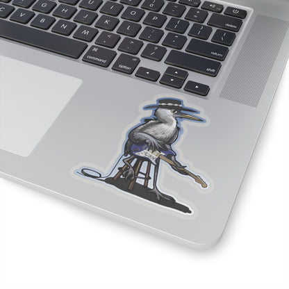 Great Blues Heron No Text Kiss-Cut Vinyl Decals