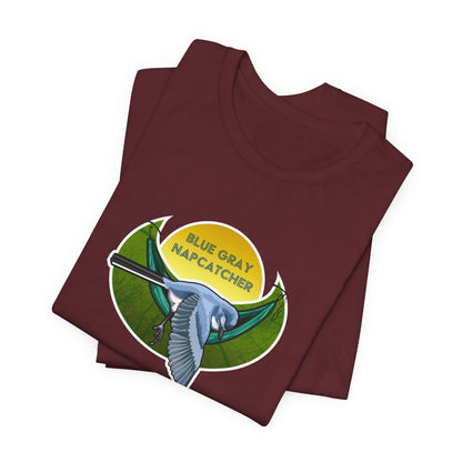 Blue Grey Gnatcatcher Unisex Jersey Short Sleeve Tee