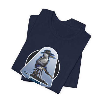 Great Blues Heron Unisex Jersey Short Sleeve Tee