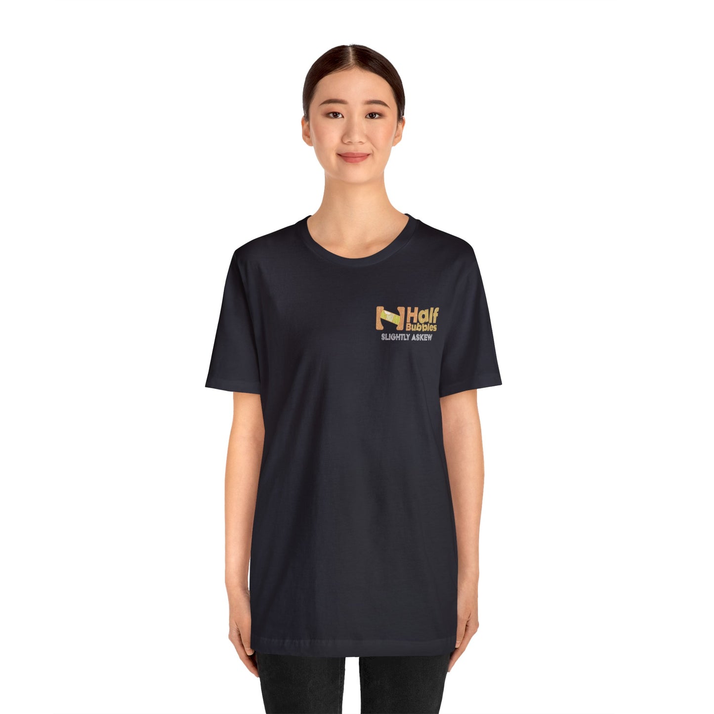 Weathered Runnish Egret Back Design Unisex Jersey Short Sleeve Tee