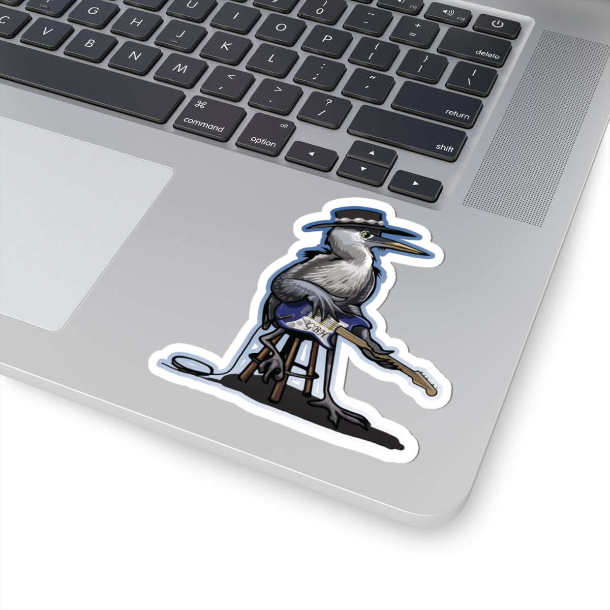 Great Blues Heron No Text Kiss-Cut Vinyl Decals