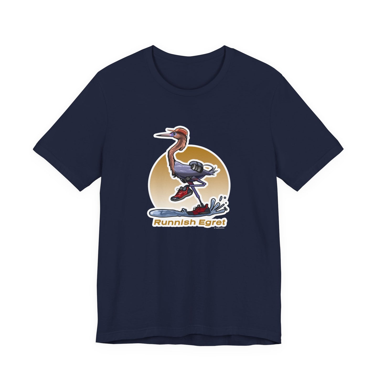 Runnish Egret Unisex Jersey Short Sleeve Tee