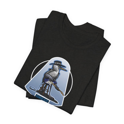 Great Blues Heron Unisex Jersey Short Sleeve Tee