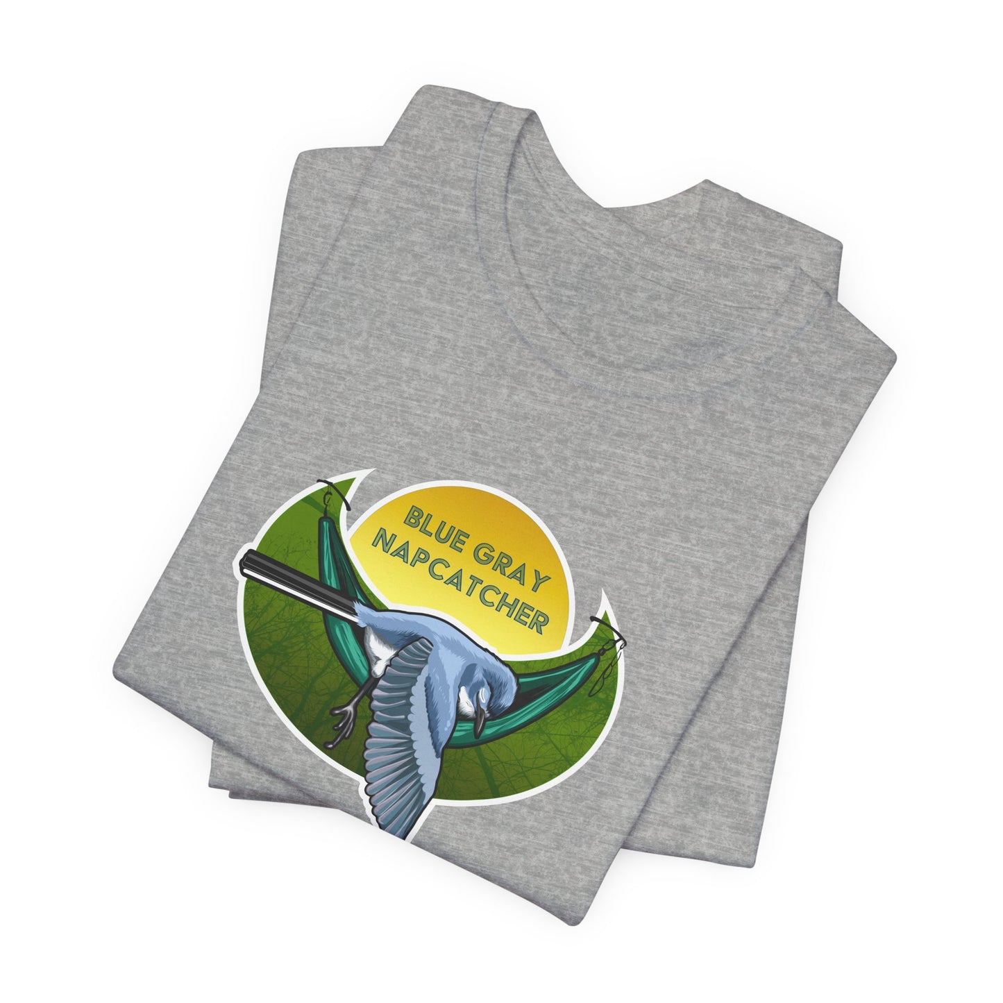 Blue Grey Gnatcatcher Unisex Jersey Short Sleeve Tee