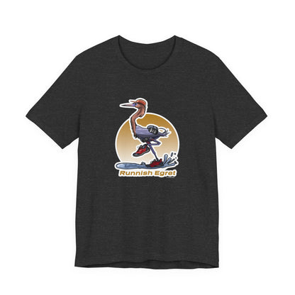 Runnish Egret Unisex Jersey Short Sleeve Tee