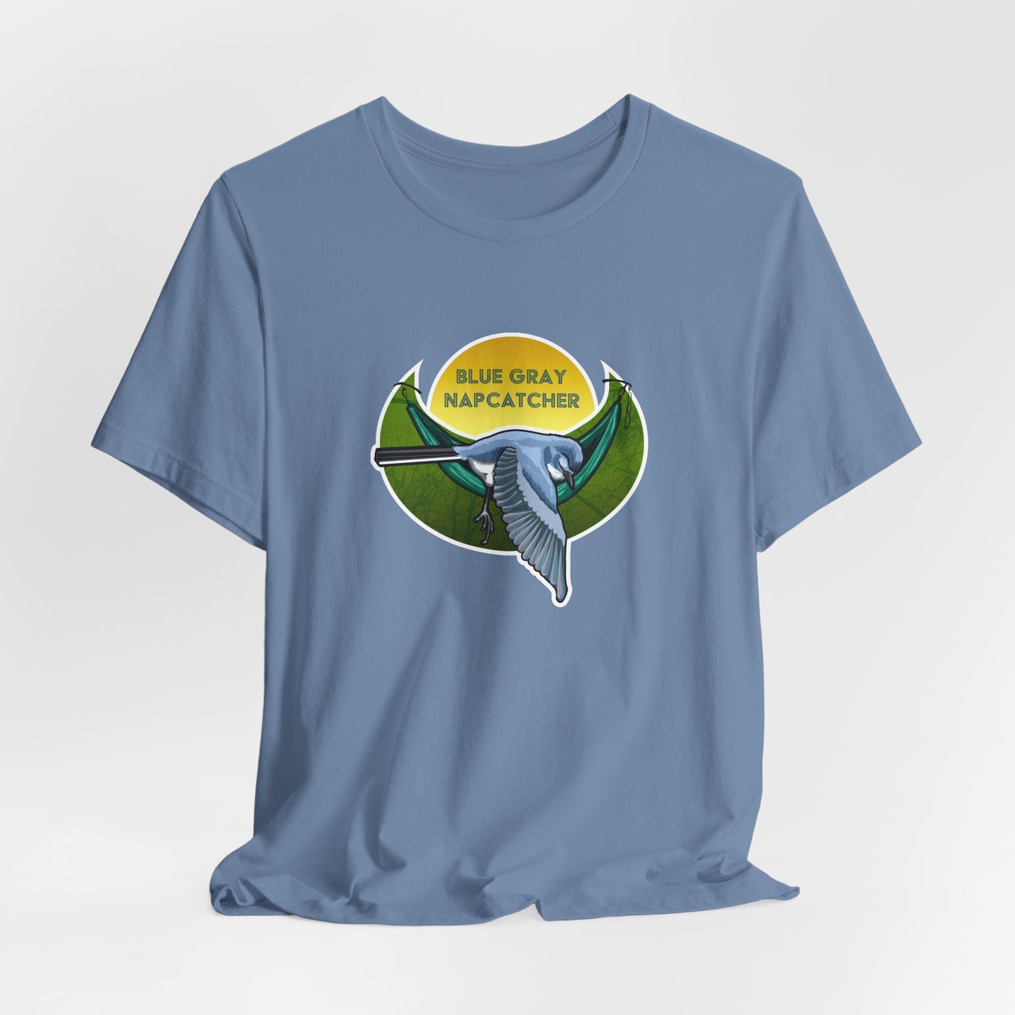 Blue Grey Gnatcatcher Unisex Jersey Short Sleeve Tee