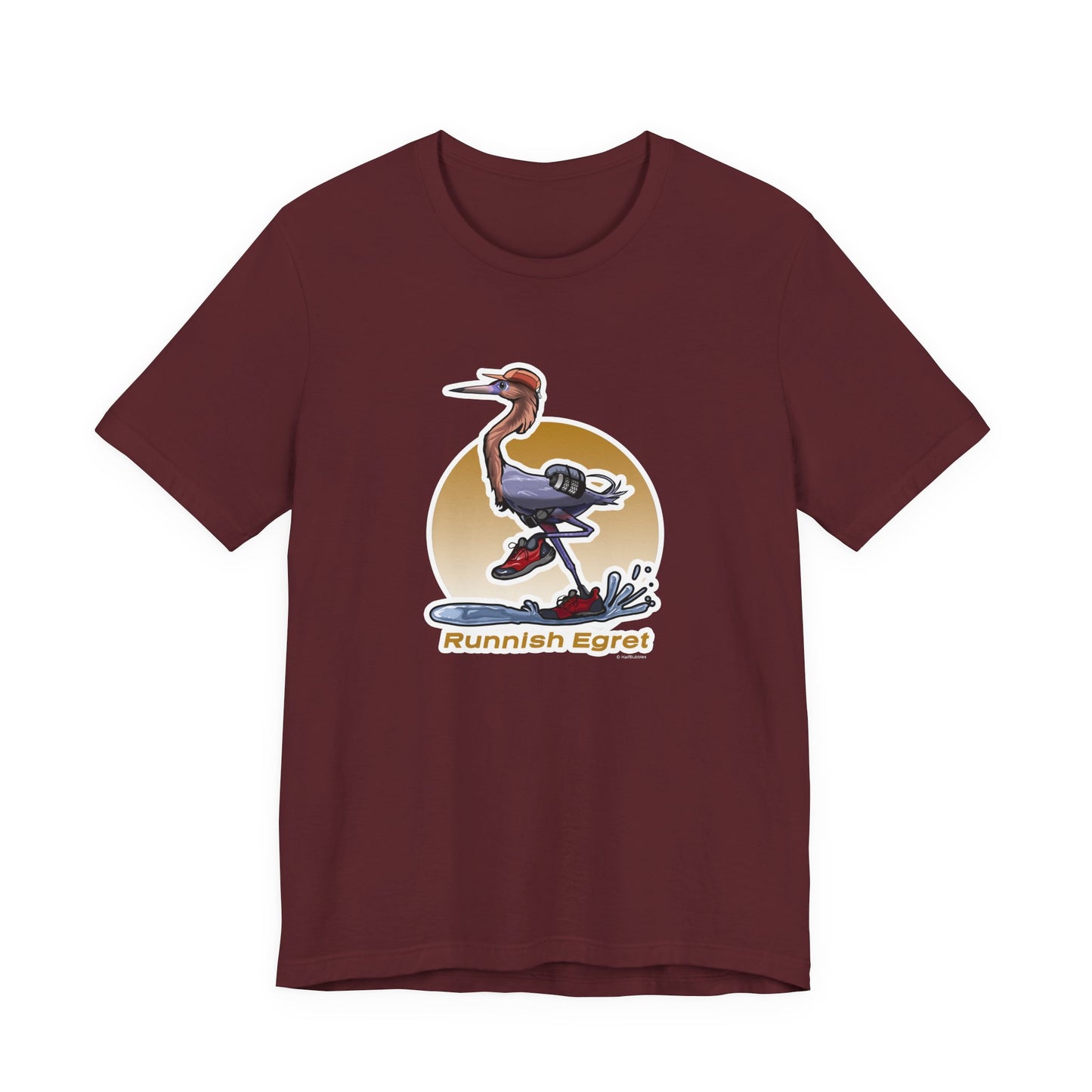 Runnish Egret Unisex Jersey Short Sleeve Tee