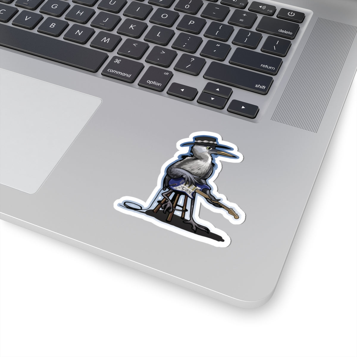 Great Blues Heron No Text Kiss-Cut Vinyl Decals