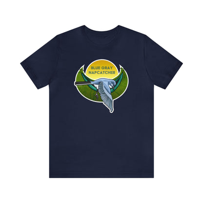 Blue-gray Napcatcher Unisex Jersey Short Sleeve Tee