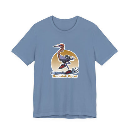 Runnish Egret Unisex Jersey Short Sleeve Tee