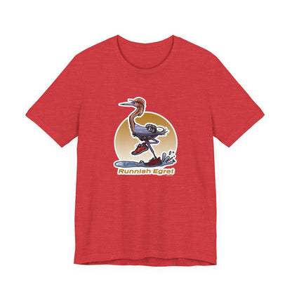 Runnish Egret Unisex Jersey Short Sleeve Tee