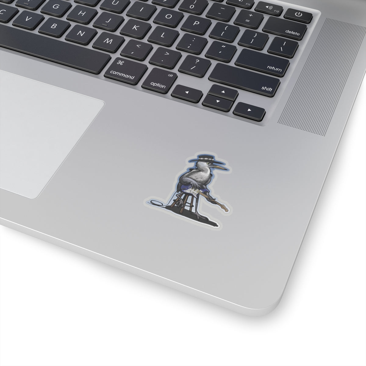 Great Blues Heron No Text Kiss-Cut Vinyl Decals