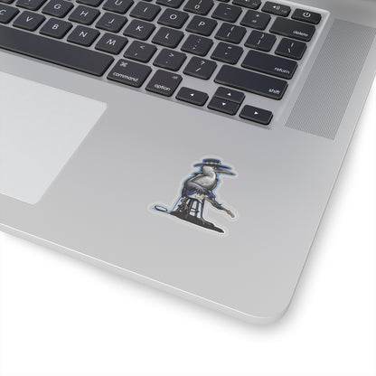 Great Blues Heron No Text Kiss-Cut Vinyl Decals